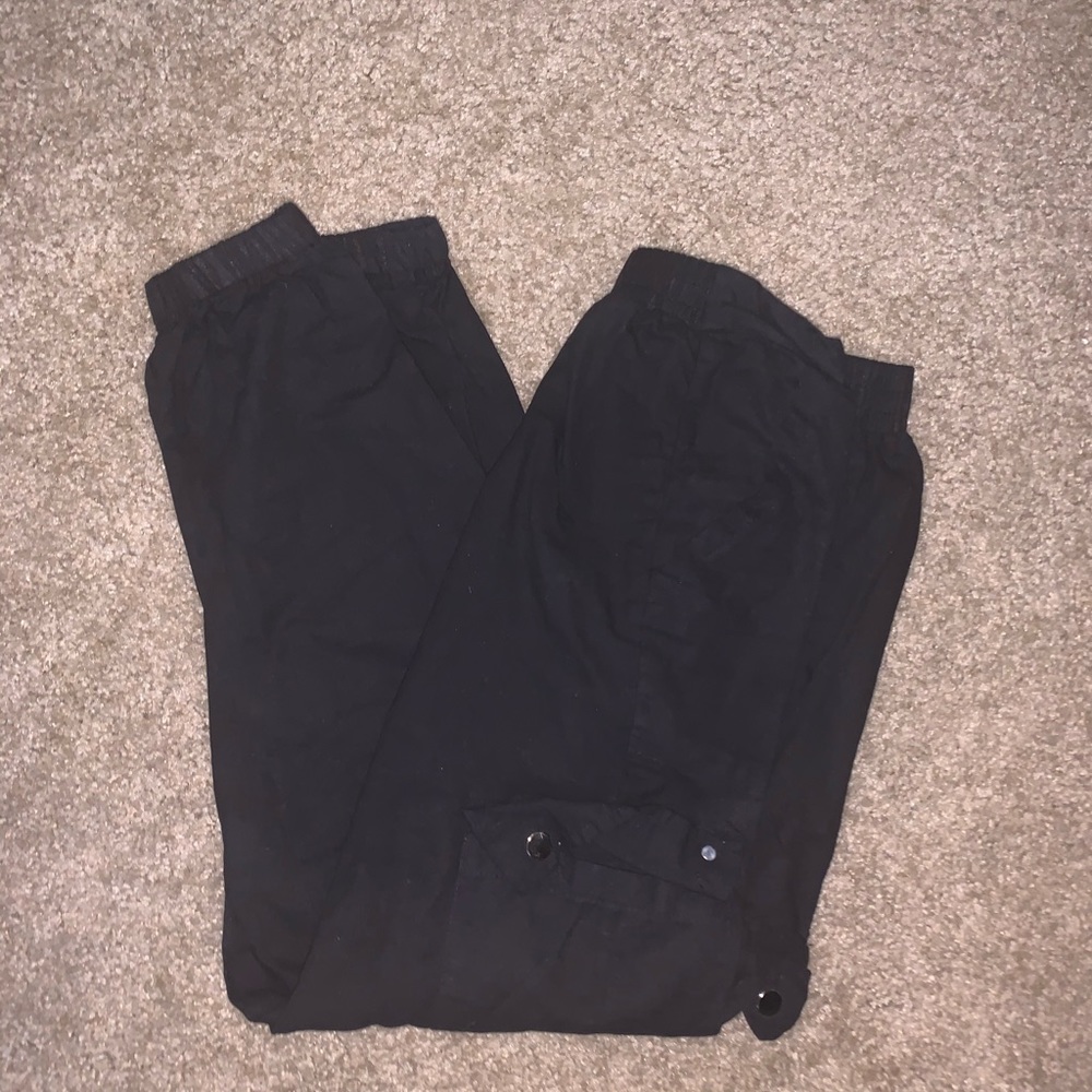 Black jogger pants